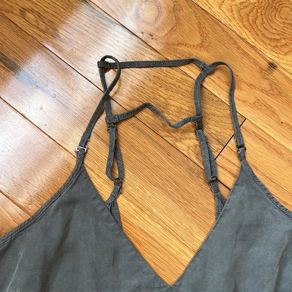 EUC BLANK NYC Romper Size M Olive - Picture 10 of 15